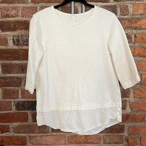 COS Thick tshirt with shirt under layer